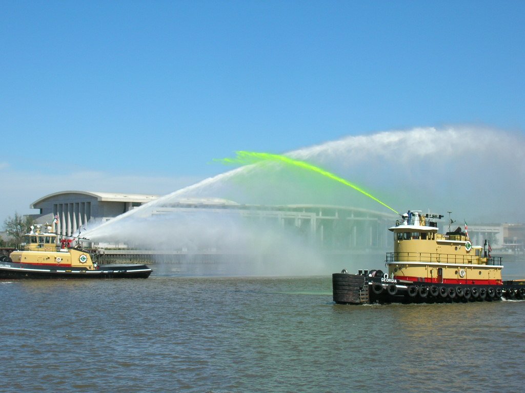 Turning the river green