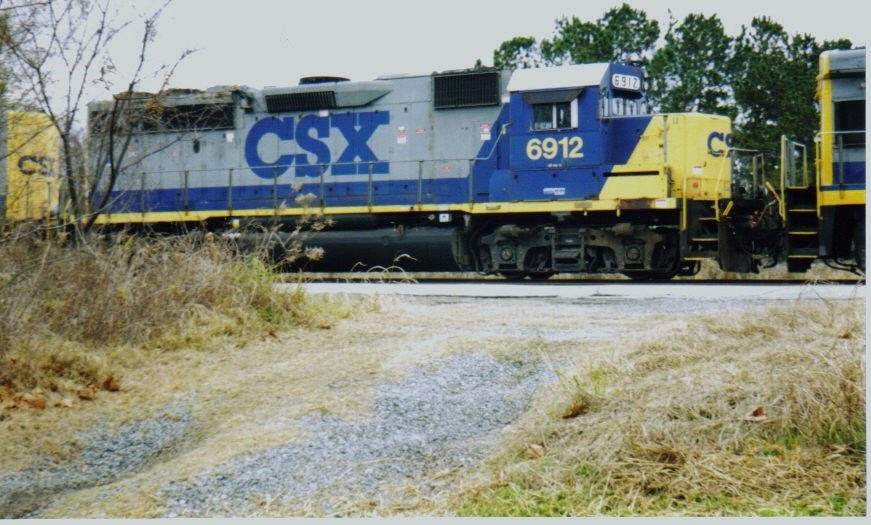 CSX 6912 at Thomasville Ga