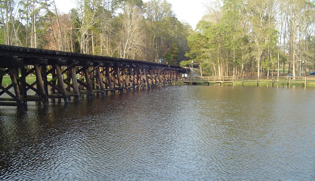 The RR trestle at Cherokee Lake