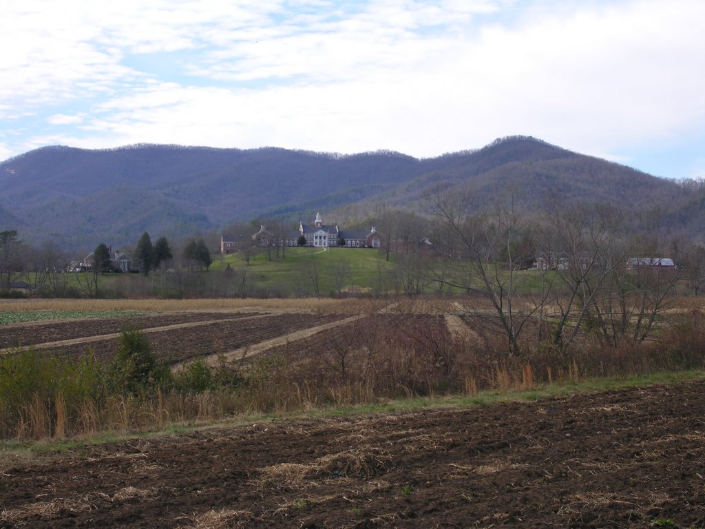 View of Rabun Gap School from the Dillard House