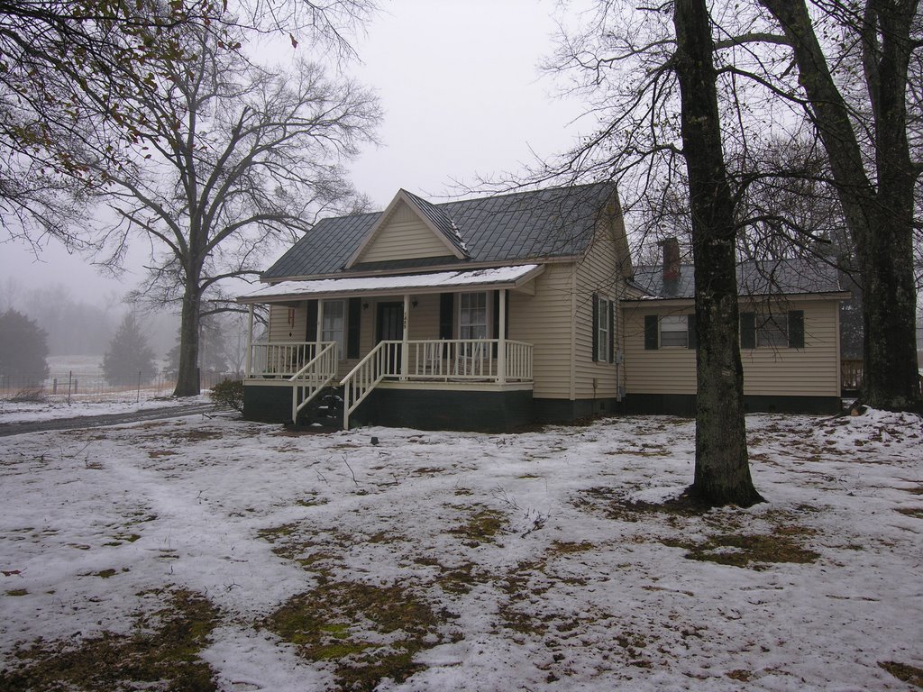 The Creek House in winter