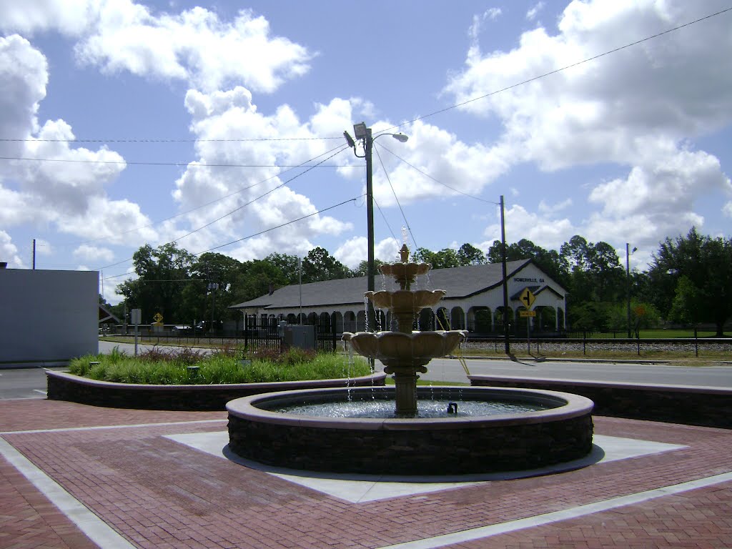 Southwest of Homerville Railroad Depot