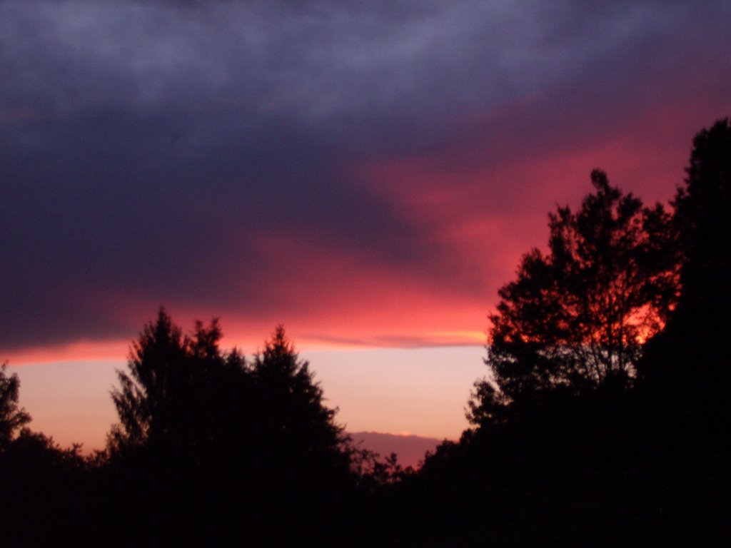Burning Sky over Beckley