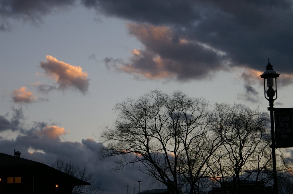 Dusk in the Autumn at Hazel Ruby McQuain Park