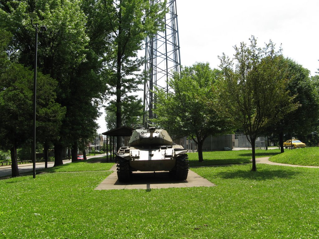 WWII tank at Quincy Hill Park