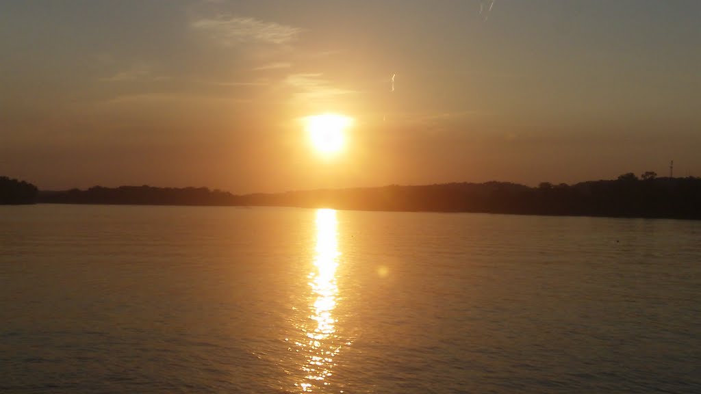 Sunset on the Ohio River