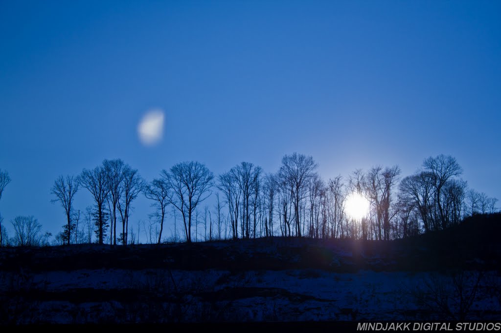 Boreman Hill Winter Sunset