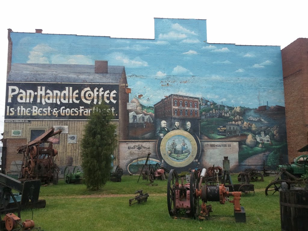 Parkersburg Oil + Gas Museum mural