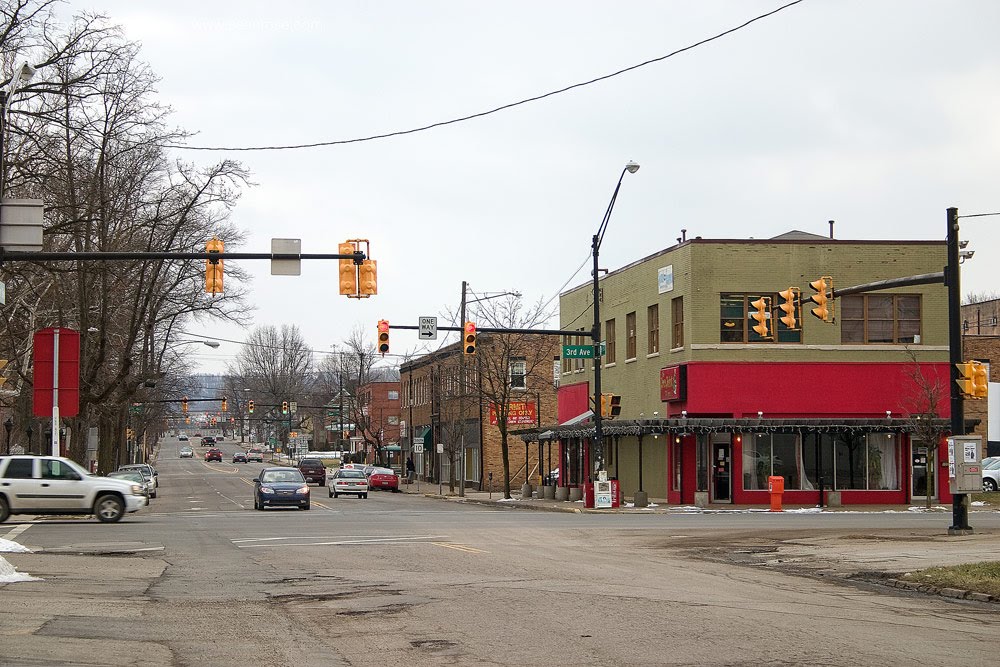 Hal Greet Blvd In Winter, Huntington, West Virginia