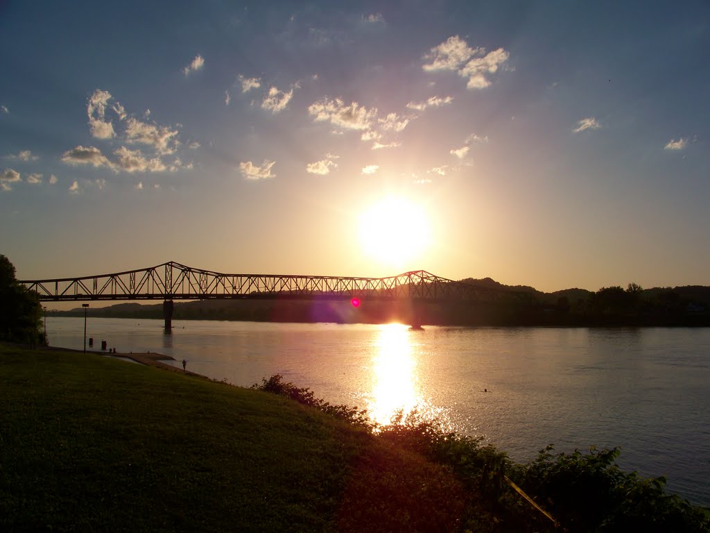 Sunset Over the Ohio