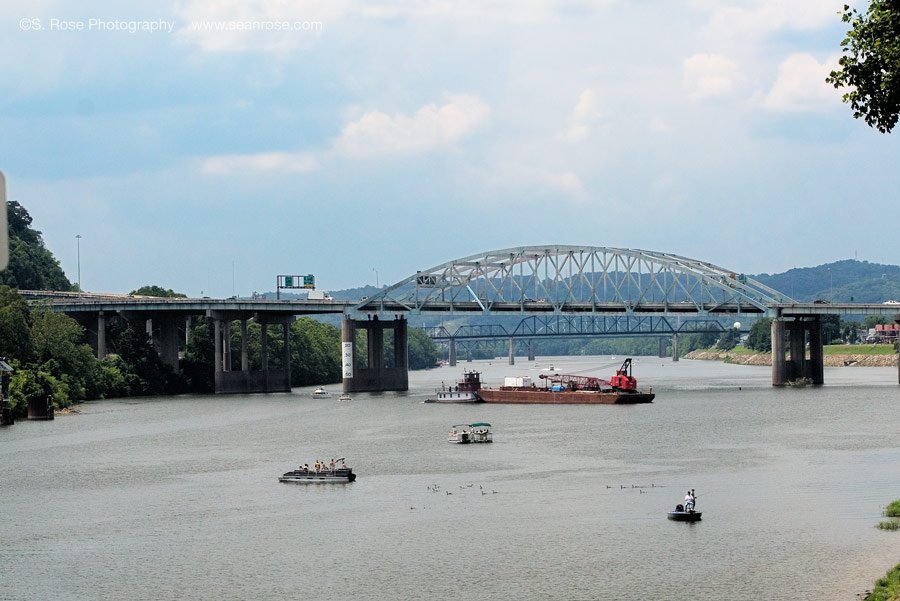 Kanawha River Downtown Charleston WV