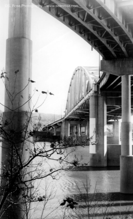 I64 Bridge from underneath, Charleston, WV