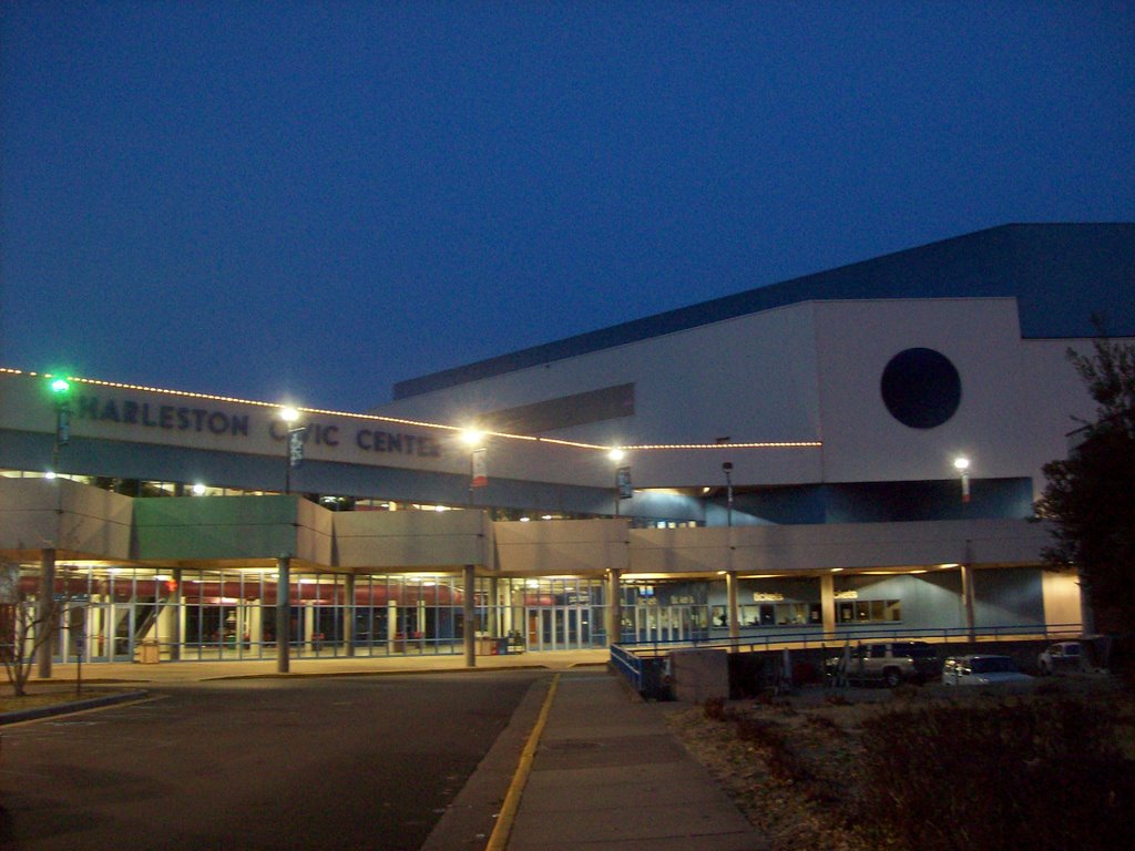 Charleston Civic Center at Night