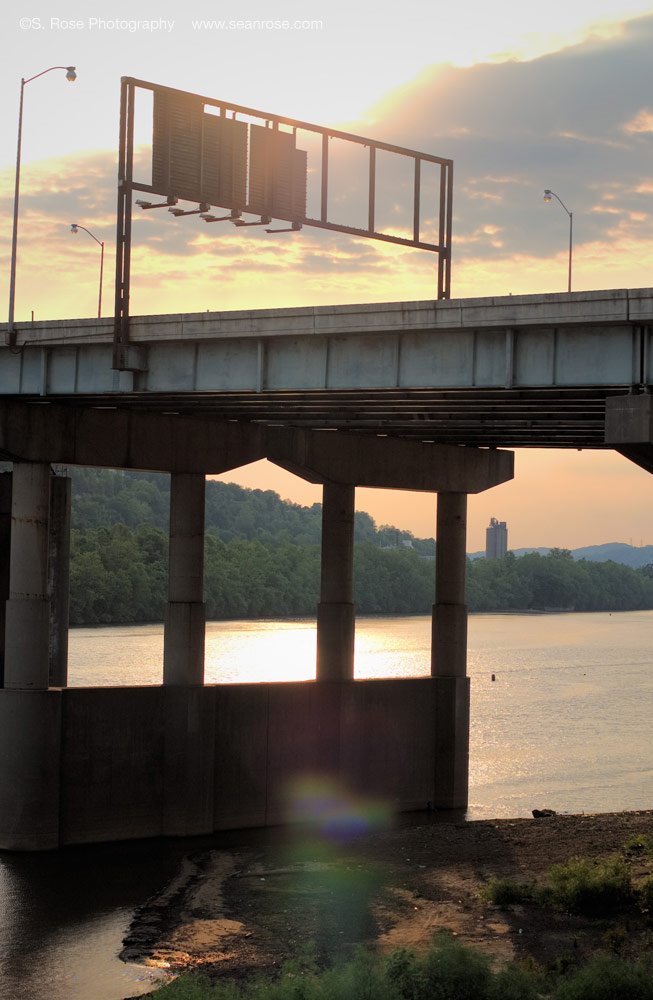 I-64 Bridge before Sunset, Charleston, WV
