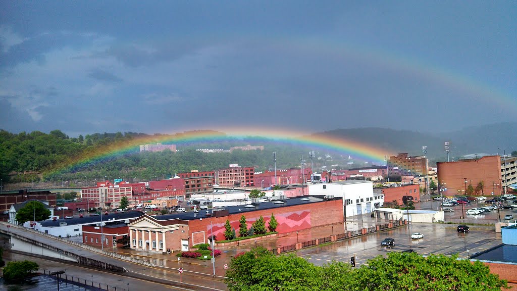 Double Rainbow over Charleston, WV