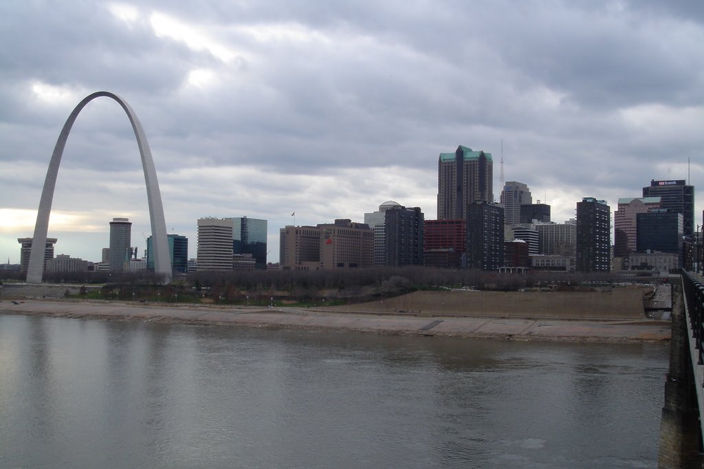 St. Louis From Eads Bridge