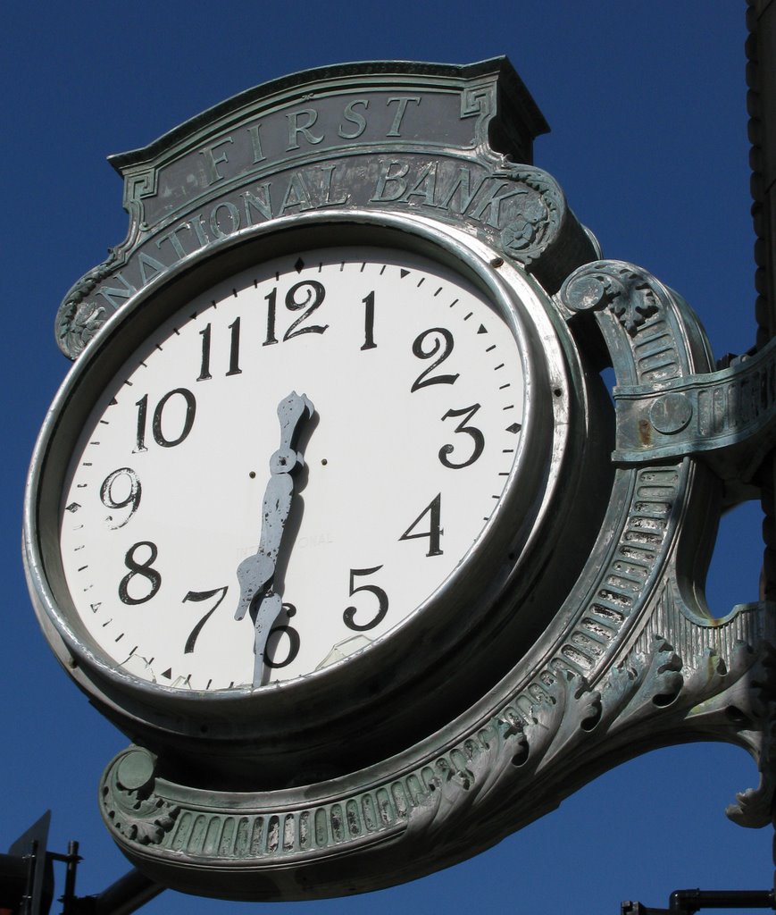First National Bank Clock