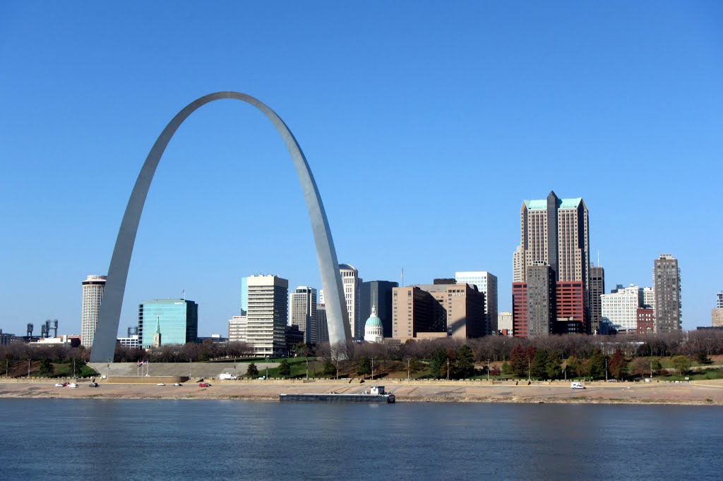 St. Louis Skyline from Illinois