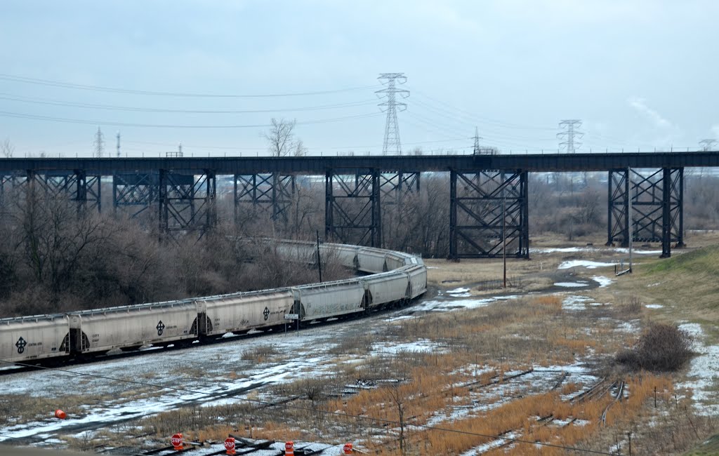 Railroad in East St. Louis