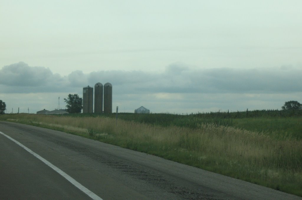 Silos near Durant