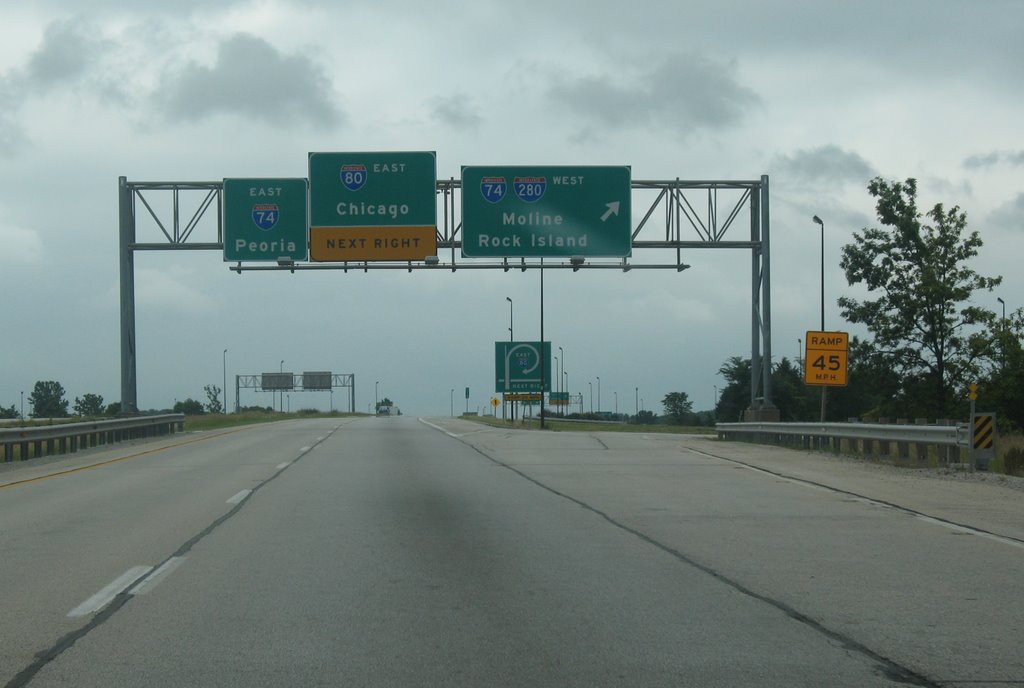Peoria, Chicago or Moline