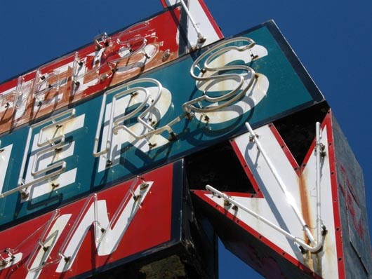 DiMichaels Cleaners sign - Lost Arlington Heights