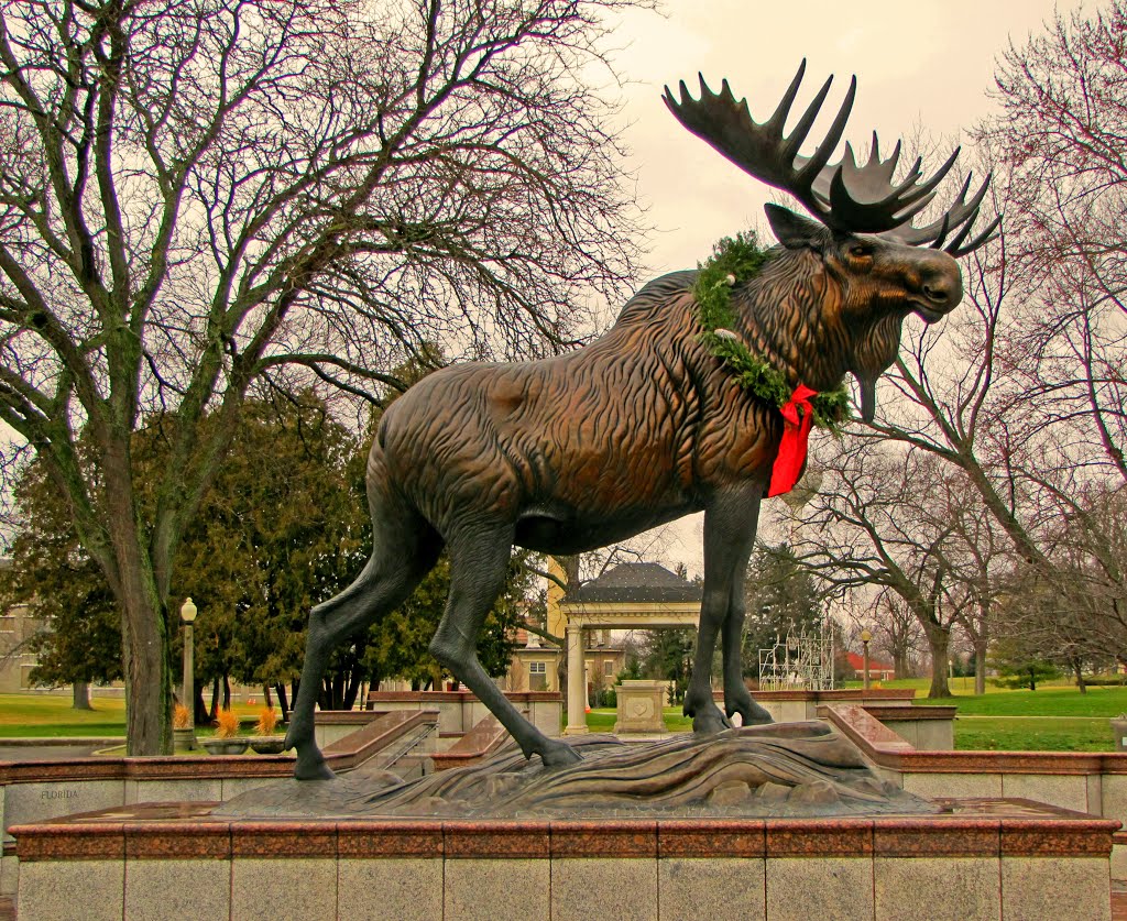Mooseheart Cornerstone Statue