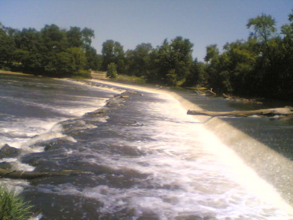 top view of river