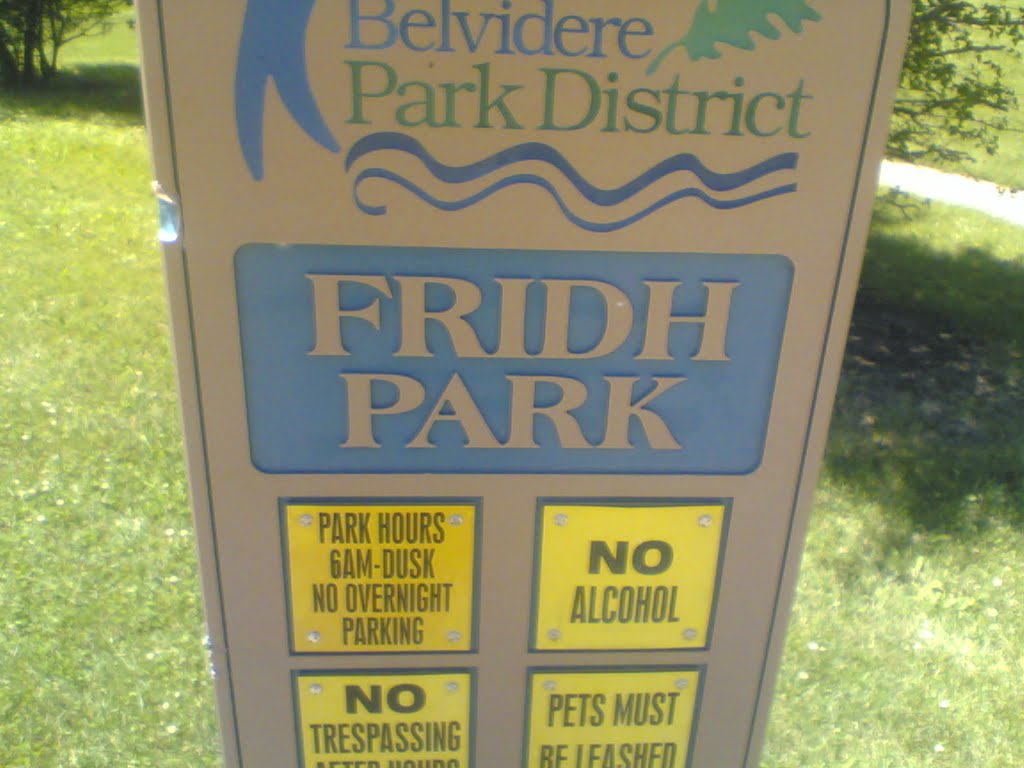frida park welcome sign