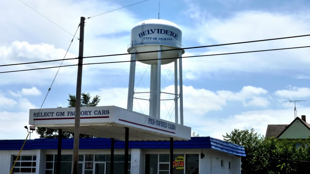 Belvidere water tower