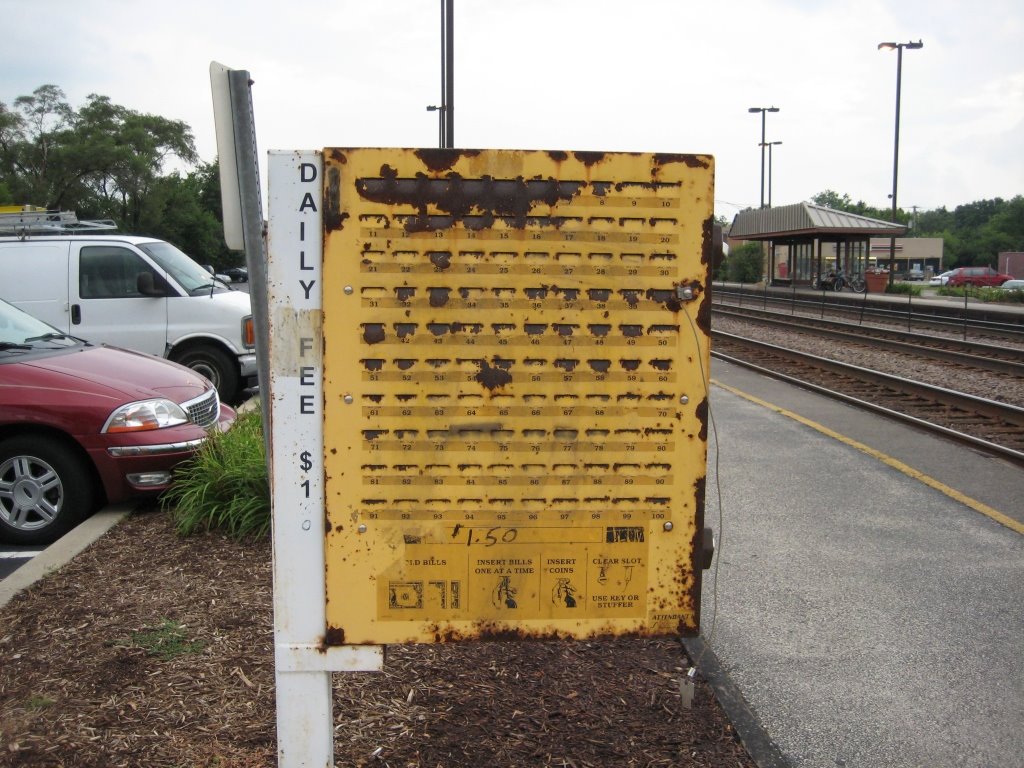 Rusted cash box