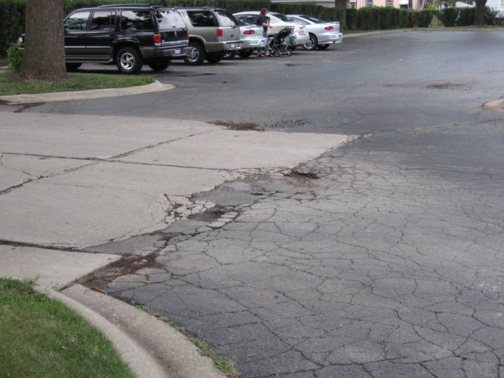 cracked road
