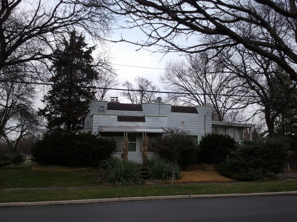 Lombard Burnt Grasslawn on Washington Blvd. and School St. IL 60148  USA