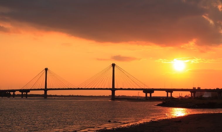 Clark Bridge Sundown
