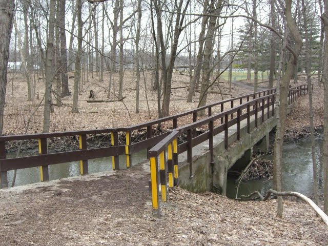 Bridge leading from Maple Grove to Gilbert Park