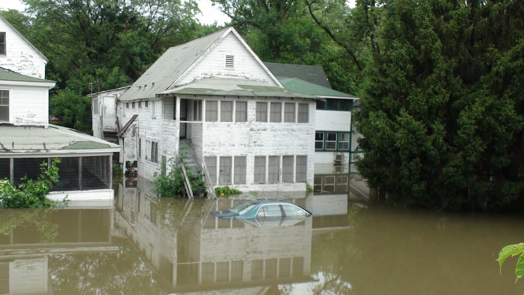 Car under water