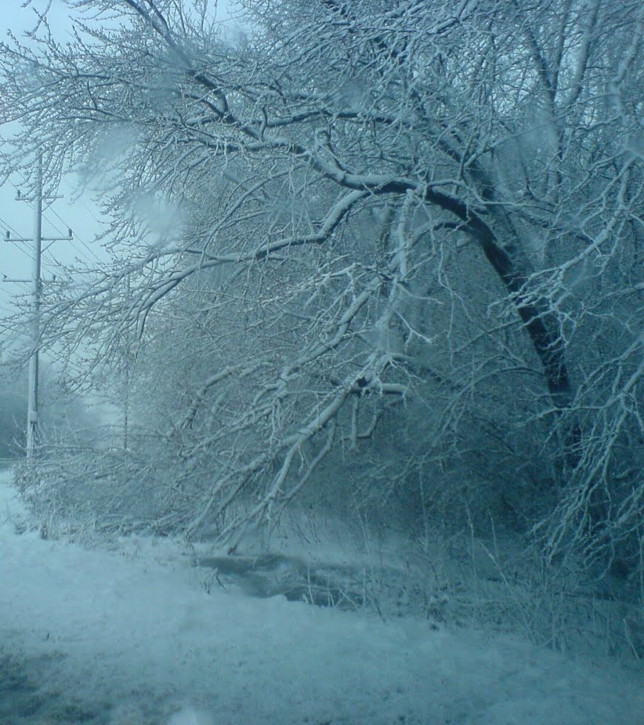 Bad winter storm in February 2012.