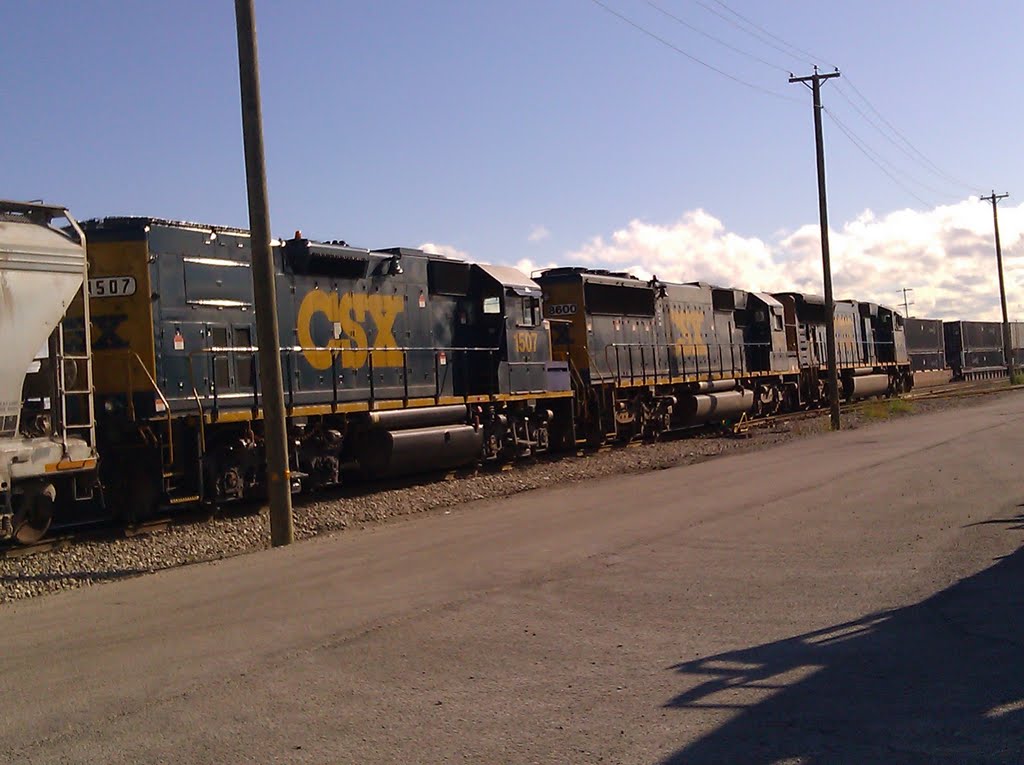 Leaving Barr yard