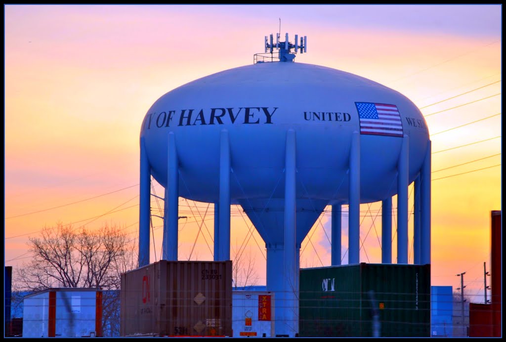 City of Harvey IL  Watertower
