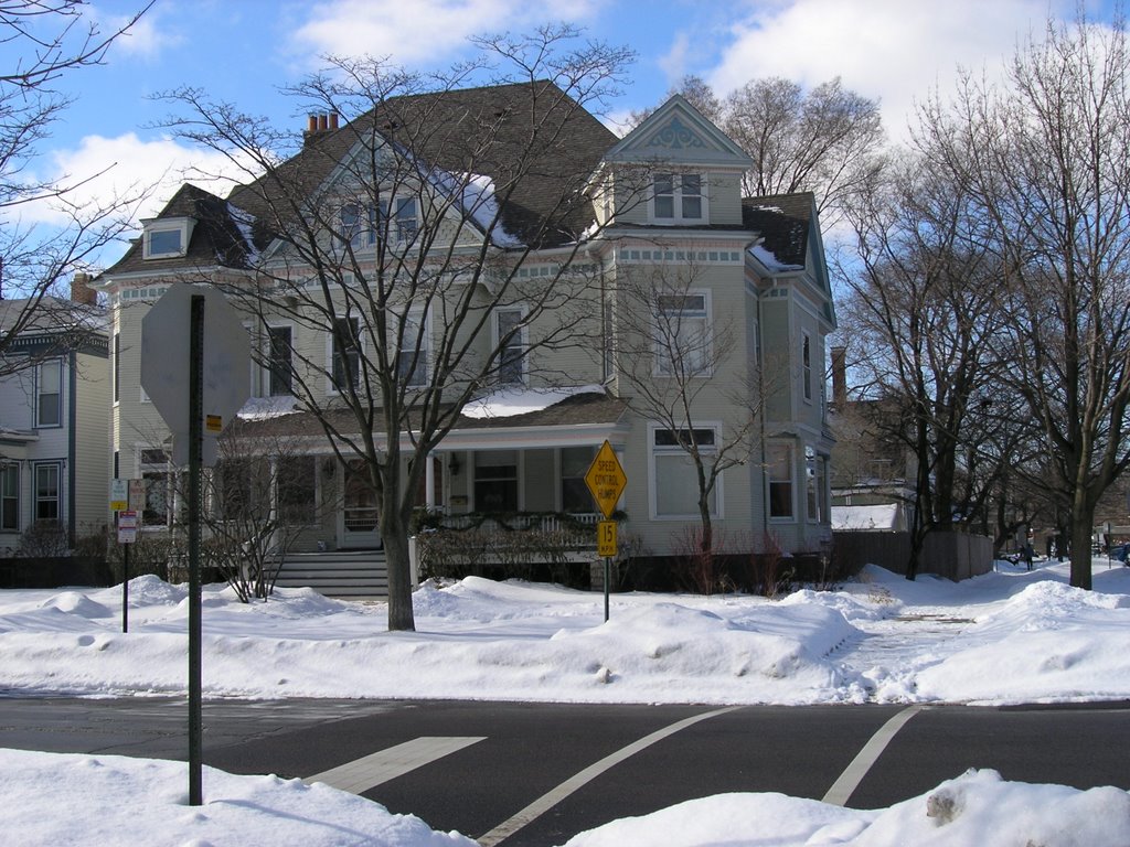 Evanston in winter