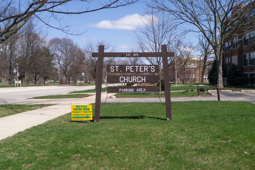 St. Peters Church entry sign