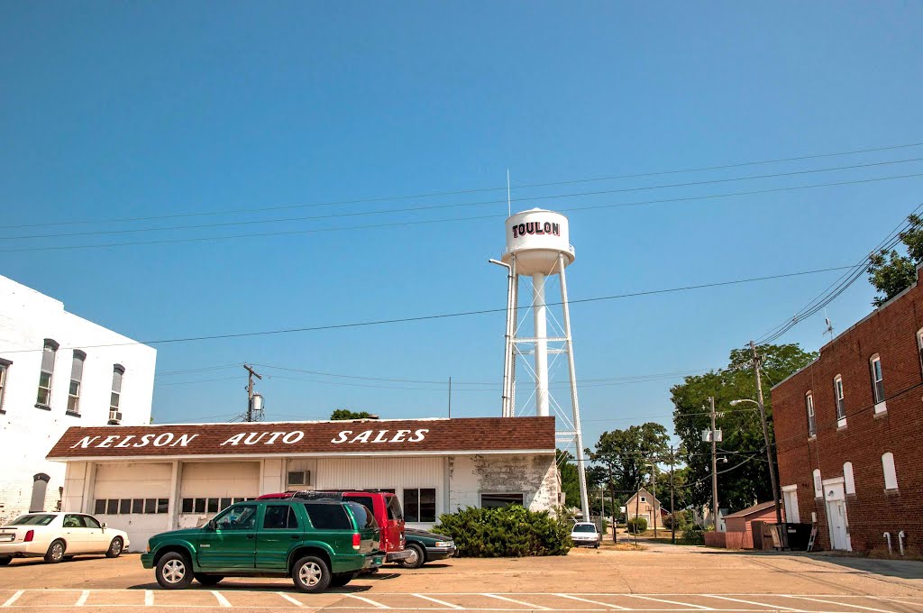 Toulon Illinois water tower