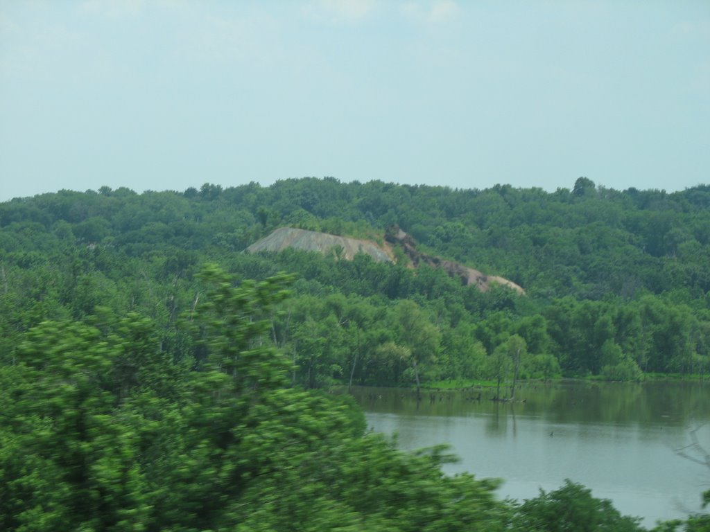 Slag Pile Near Illinois River