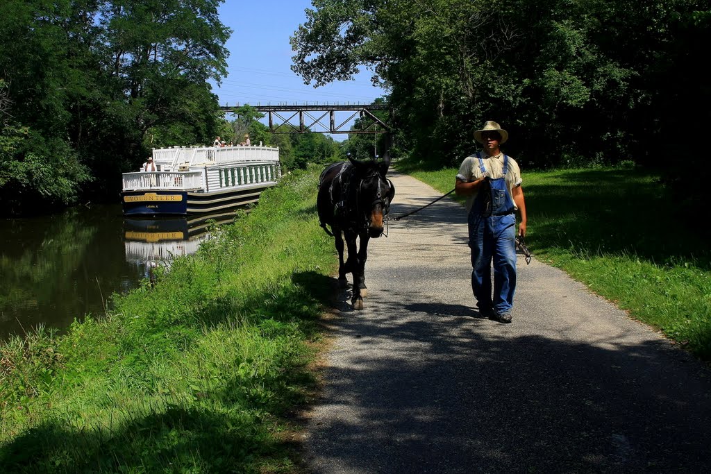I&M Canal Packet Boat at LaSalle,IL by muledriver
