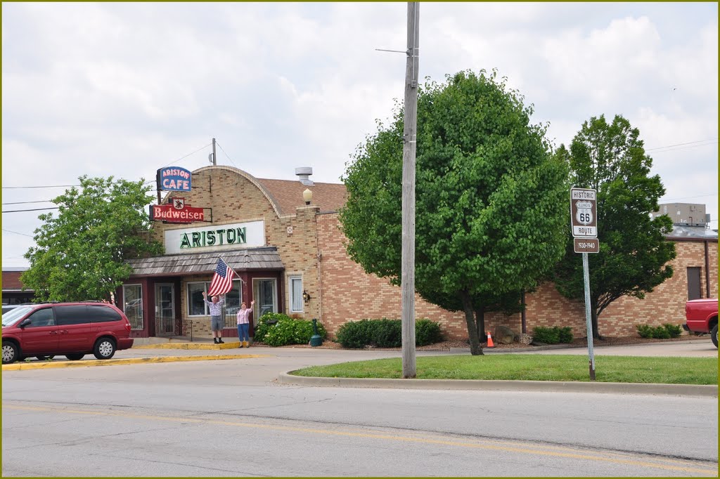 along the Rt.66 - old Ariston Cafe, still open