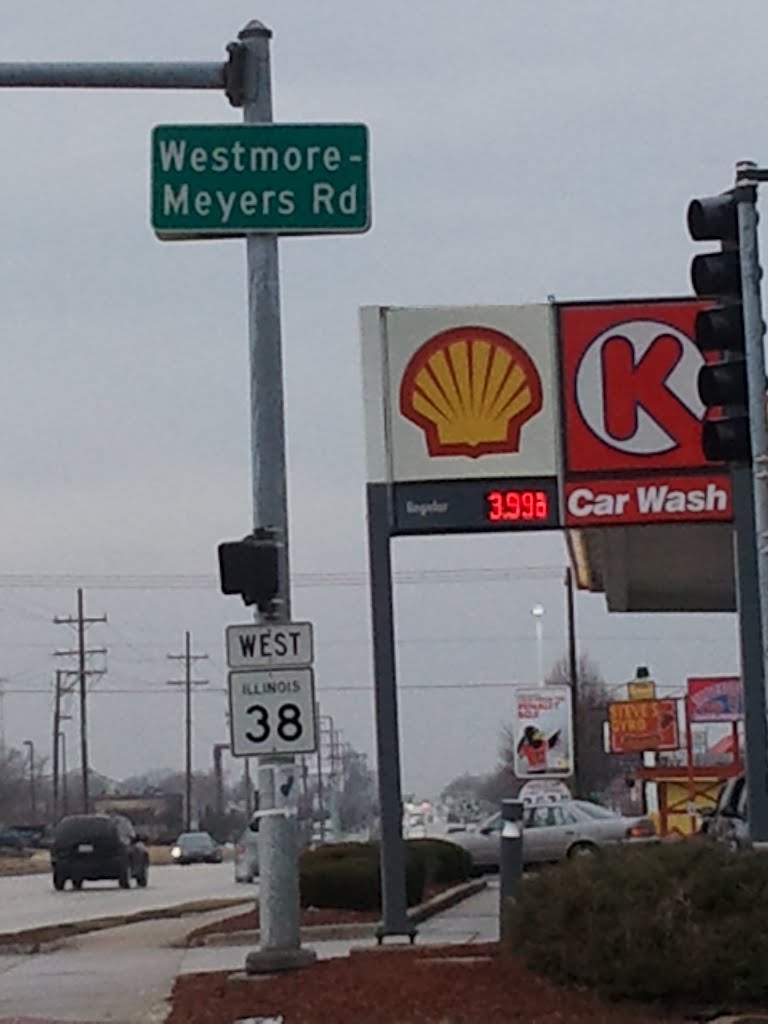 West on Route 38