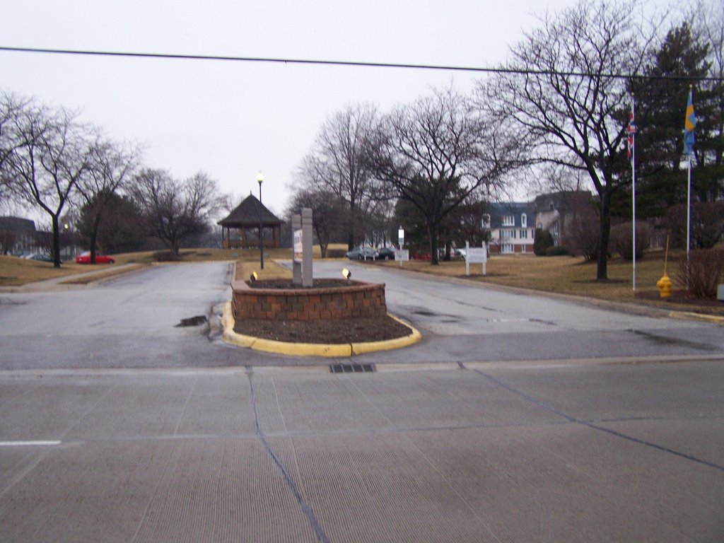 Finley Road Entrance, International Village