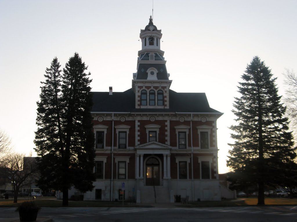 McDonough County Courthouse, Macomb, Illinois,West side.