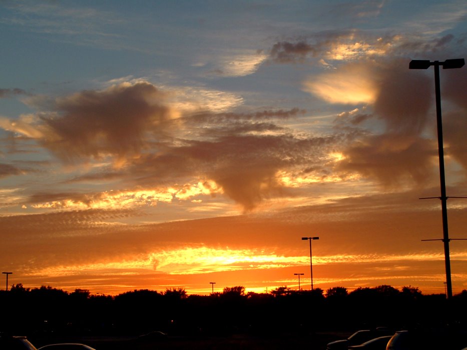 Sunset in Mt. Prospect, IL