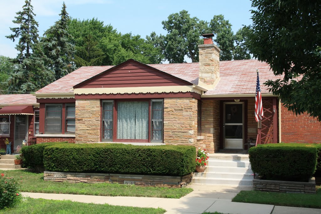 Chimney Repair with new shingles and flashing and new Gutter system